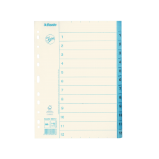 Pärmregister papper Jopa A4, 1-12 tryckta flikar 1/fp