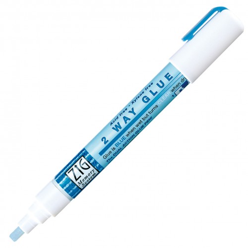 Lim / Limpenna Zig Kuretake, 2 way glue, MSB-15P, 4mm, chisel, 8 gram Lim / Limpenna Zig Kuretake, 2 way glue, MSB-15P, 4mm, chisel, 8 gram