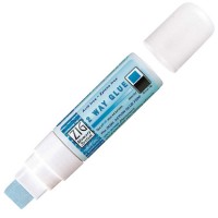 Lim / Limpenna Zig Kuretake, 2 way glue, MSB-30M, 15mm, Broad, chisel, 25 gram (avtagbart/flyttbart/permanent)