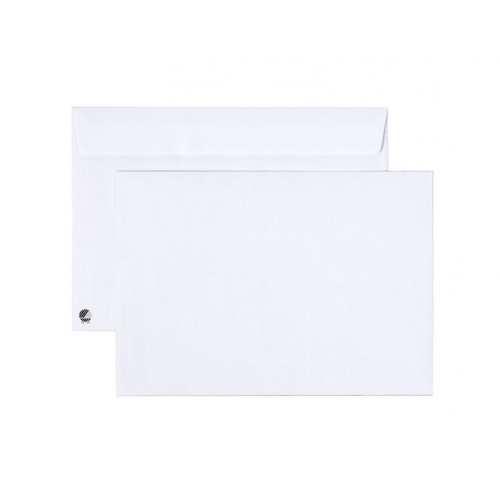 Kuvert C4 (229x324mm) Vit 100g med "Peal & Seal"-täckremsa, 50 kuvert/fp