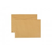 Kuvert C4 (229x324mm) Brun 90g, fukthäftande, 50 kuvert/fp