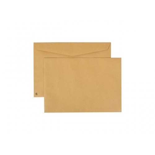 Kuvert C4 (229x324mm) Brun 90g, fukthäftande, 50 kuvert/fp