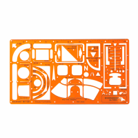 Arkitektmall: Möbelmall, schablon, 1:20 (mall möbler) Arkitektmall: Möbelmall, schablon, 1:20 (mall möbler)
