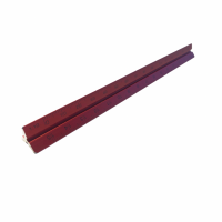 Skalstock / Skallinjal/ trekantsskala, 15cm, Aluminium (blå), Standardgraph 9405-15, (1:2,5 - 1:5 - 1:10 - 1:20 - 1:50 - 1:100), Röd