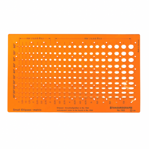 Ellipsmall, mini-ellipsmall, 1-8mm, 15-60 graders vinkel, 230 ellipser (ovalmall) Ellipsmall, mini-ellipsmall, 1-8mm, 15-60 graders vinkel, 230 ellipser (ovalmall)