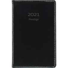Fickkalender Burde Prestige 3341 Svart skinn atlas & telefonreg