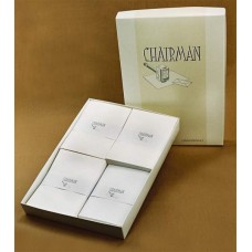 Chairman kassett 70 brevark, 20 kort, 70 kuvert linnepressat