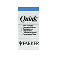 REFILL Bläckpatron Parker Quink till reservoarpenna Blå-Svart (Blue Black) 5/fp