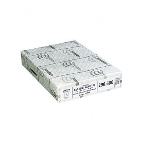 Kopieringspapper Svenskt Arkiv A4 80g Ohålat 500ark/fp Kopieringspapper Svenskt Arkiv A4 80g Ohålat 500ark/fp