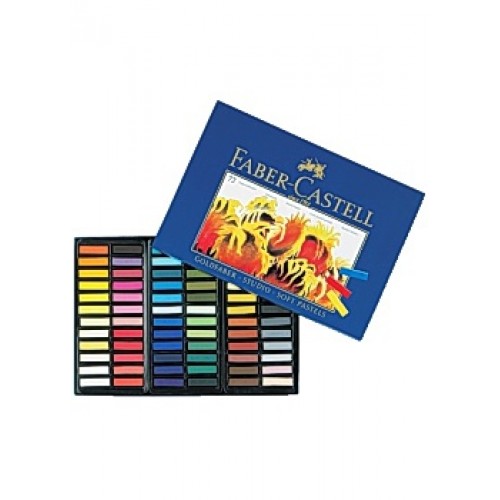 Torrpastellkritor/Soft Pastell kritor Faber-Castell 72 färger