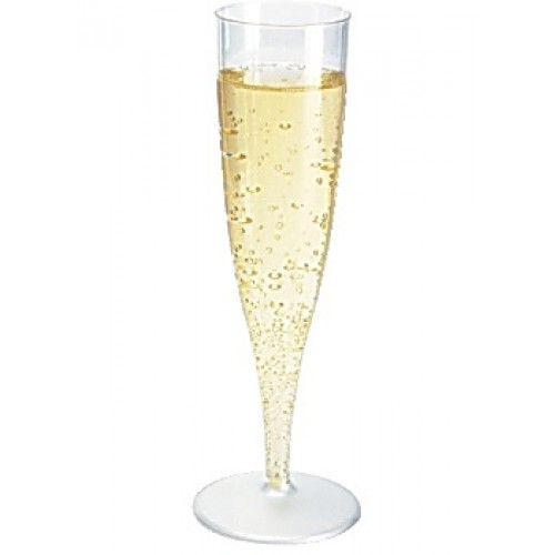 Plastglas 13,5cl Champagne med fast fot 10/fp