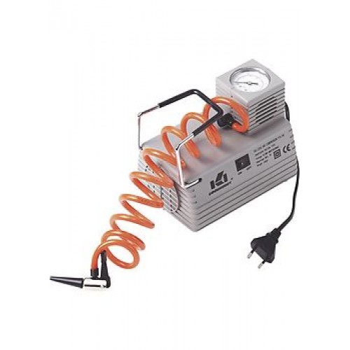 Pump elektrisk, med tryckluftsmätare