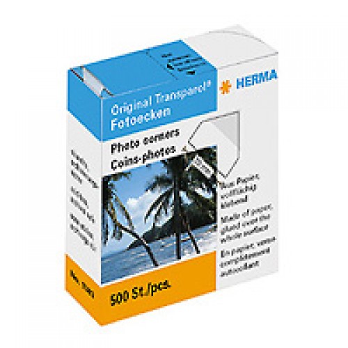 Fotohörn Herma 1383 Transparol 20mm 500/fp Fotohörn Herma 1383 Transparol 20mm 500/fp