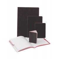 Vaxduksbok A6 72 blad linjerad Svart 1/fp