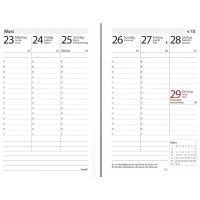Fickkalender Burde Prestige 3345 Rött konstläder med atlas Fickkalender Burde Prestige 3345 Rött konstläder med atlas