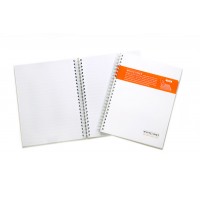 Anteckningsbok Whitelines® Wire A4, 80 blad linjerat 1/fp