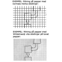 Anteckningsbok Whitelines® Wire A5, 80 blad linjerat 1/fp