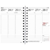 Fickkalender Burde Prestige 3349 Svart konstläder (spiralbunden) Fickkalender Burde Prestige 3349 Svart konstläder (spiralbunden)
