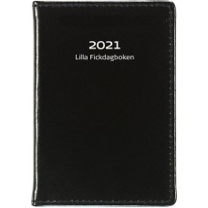 Fickkalender Burde Lilla fickdagboken 3256 Svart konstläder