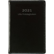 Fickkalender Burde Lilla fickdagboken 3259 Svart skinn