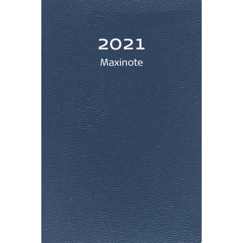 Fickkalender Burde Maxinote 3306 Blå kartong, häftad Fickkalender Burde Maxinote 3306 Blå kartong, häftad