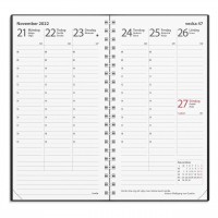 Fickkalender Burde Interplano II (18 mån) 3653, 83x158mm, Svart plast Fickkalender Burde Interplano II (18 mån) 3653, 83x158mm, Svart plast