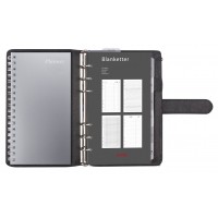 Systemkalender Burde Planner 4524 Svart skinn