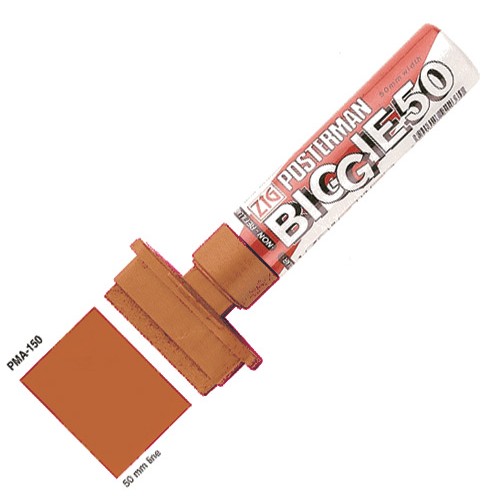 Märkpenna Zig Posterman Biggie 50 PMA-150 50mm Brun 1/fp