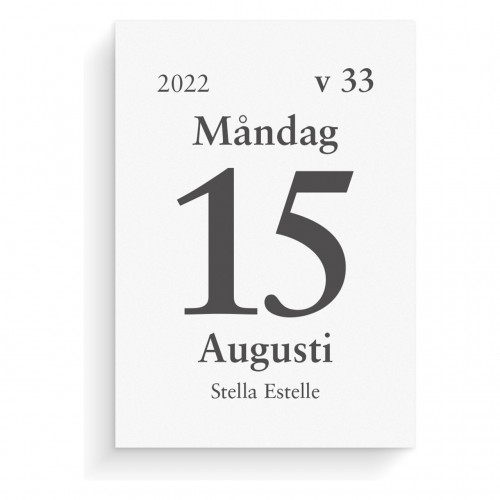 Blockkalender Burde 5201 Dagblock 44x63mm Blockkalender Burde 5201 Dagblock 44x63mm
