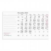 Blockkalender Burde 5280 Månadsblock 150x90mm Blockkalender Burde 5280 Månadsblock 150x90mm