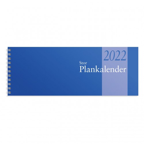 Bordskalender Burde 1351 Stor Plankalender, 255x95mm, spiralbunden Bordskalender Burde 1351 Stor Plankalender, 255x95mm, spiralbunden