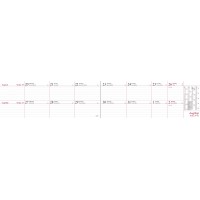 Bordskalender Burde 1360 Tvåveckors Plankalender