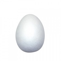 Styroporägg (Frigolitägg) 100x70mm, Vit, 25 ägg/fp (till påskpyssel/julpyssel) - ägg av frigolit Styroporägg (Frigolitägg) 100x70mm, Vit, 25 ägg/fp (till påskpyssel/julpyssel) - ägg av frigolit