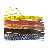 Piprensare 30cm, Ø 6mm, djurmönstrade/randiga, 50/fp