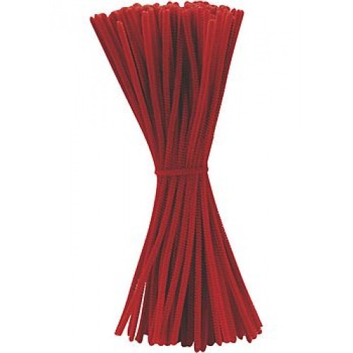 Piprensare 30cm Glansiga Röda 100/fp
