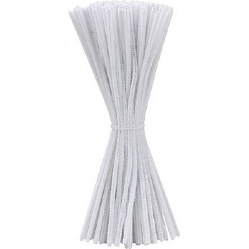 Piprensare 30cm Glansiga Vita 100/fp