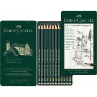Set blyertspennor Faber-Castell, Castell 9000 5B-5H 12 pennor/fp