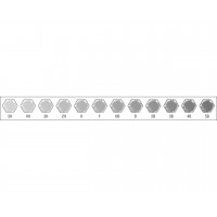 Set blyertspennor Faber-Castell, Castell 9000 5B-5H 12 pennor/fp