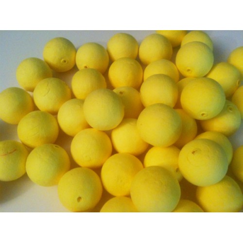 Flirtkulor / Papperskulor 50mm Gula 25/fp