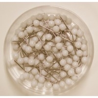 Kartnålar 13mm, Ø 4mm Vit 100/fp