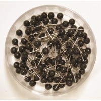 Kartnålar 19mm, Ø 4mm Svart 100/fp