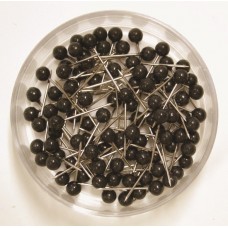 Kartnålar 19mm, Ø 4mm Svart 100/fp