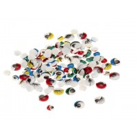 Plastögon färg 2 storlekar 115 par/fp