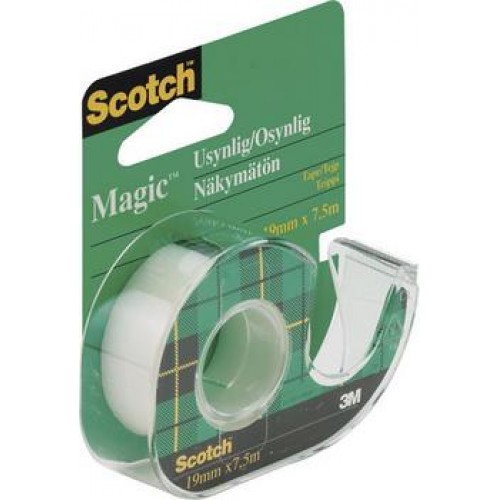 Dokumenttejp Scotch 810 med hållare 7,5m x 19mm 12/fp Dokumenttejp Scotch 810 med hållare 7,5m x 19mm 12/fp