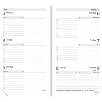 Lärarkalender: Lilla lärarkalendern Burde i svart konstläder