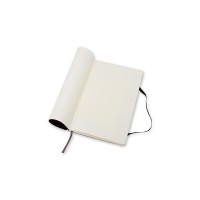 Moleskine Soft Cover Plain Notebook Large, olinjerad 13x21cm