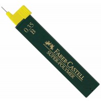 Blyertsstift Faber-Castell Super-Polymer 0,35mm (=0,3mm),12 stift/tub B