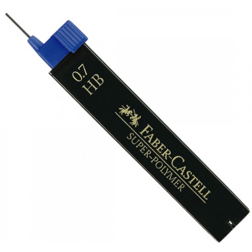Blyertsstift Faber Super Polymer 0,7mm 2B 12/tub 1 tub/fp Blyertsstift Faber Super Polymer 0,7mm 2B 12/tub 1 tub/fp
