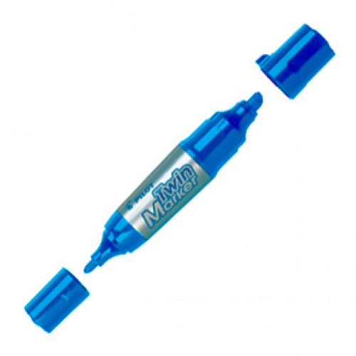 Märkpenna Pilot Begreen Twin Marker Jumbo MFN-15FB-BG Blå 1/fp