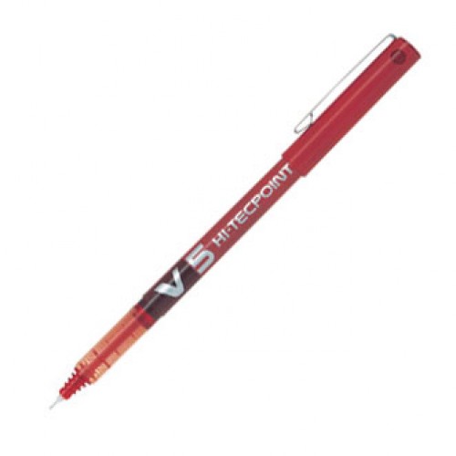 Rollerball Pilot Hi-Tecpoint V5 BX-V5-R 0,5mm Röd 1/fp Rollerball Pilot Hi-Tecpoint V5 BX-V5-R 0,5mm Röd 1/fp
